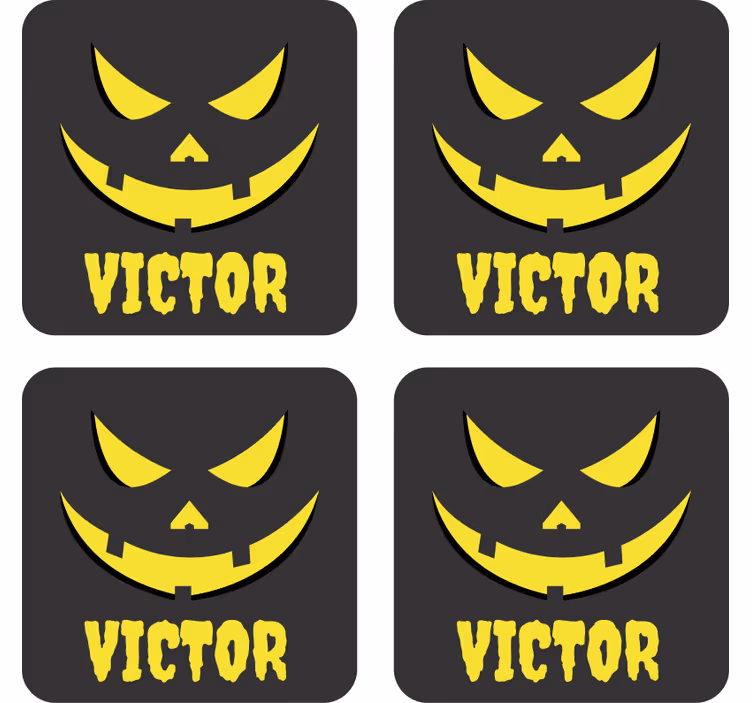 Personalizirani podmetač za bundeve halloween - TenStickers