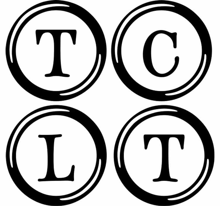 Podmetač za čaše prilagodljiv monogram t, c, l - TenStickers