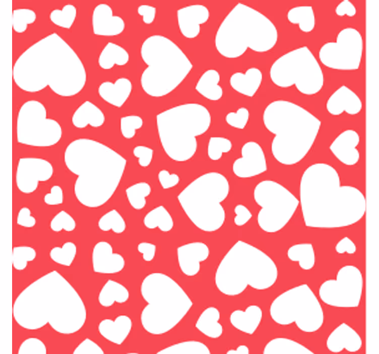 Podmetač za čaše vjenčanje s motivom srca - TenStickers