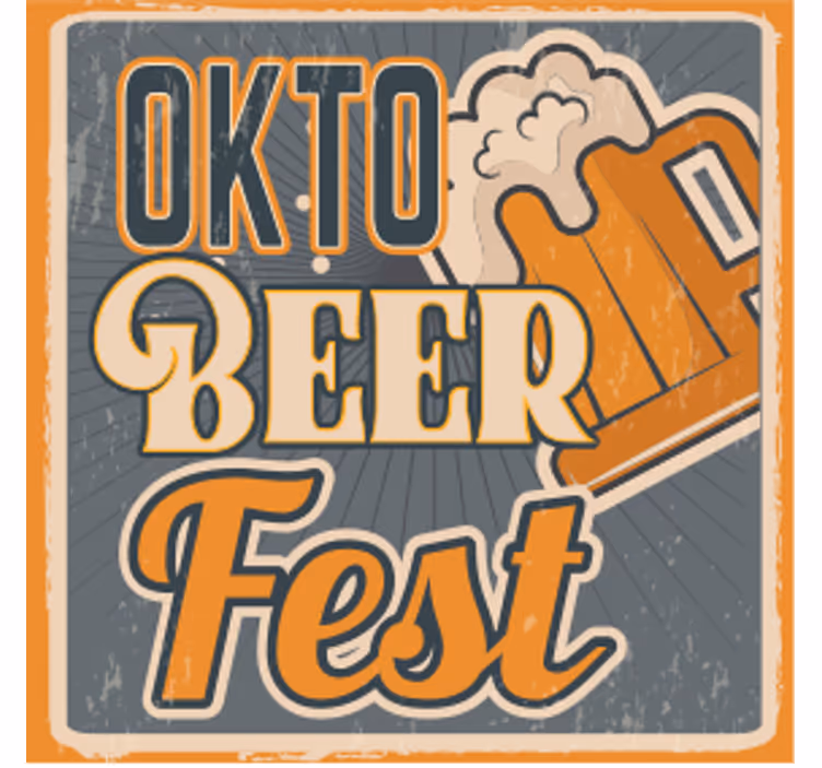 Prostirke za pivo za proslavu oktoberfesta - TenStickers