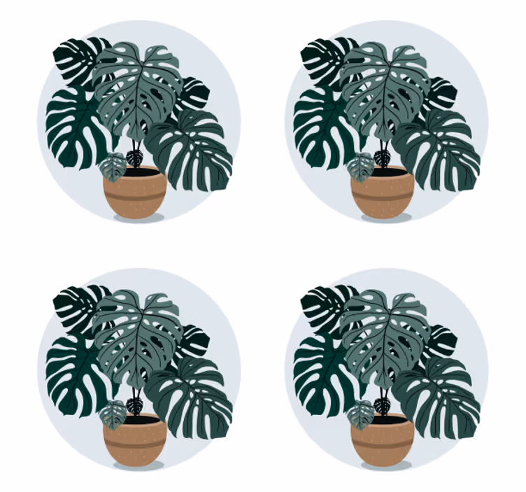Podmetač za čaše moderan ilustracija monstere - TenStickers