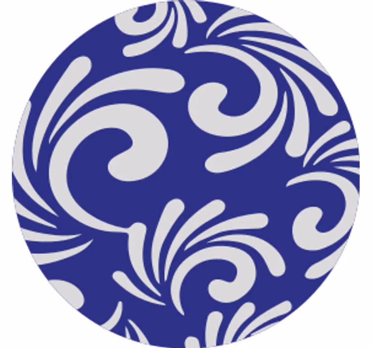 Podmetač za čaše s uzorkom spirala - TenStickers