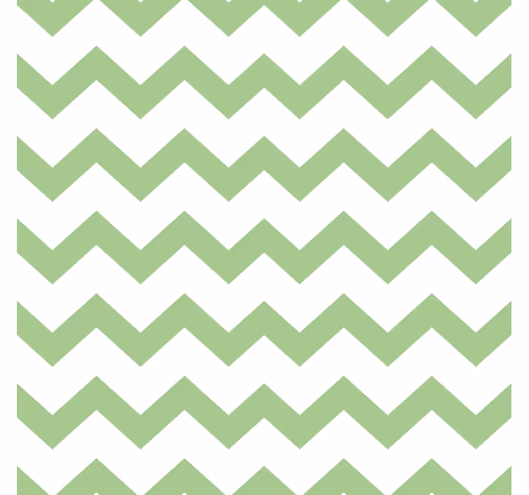 Podmetač za čaše u zelenom chevron uzorku - TenStickers