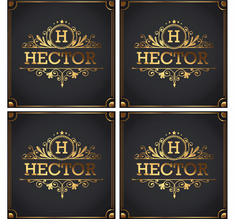 Elegancija personalizirane podmetače - TenStickers