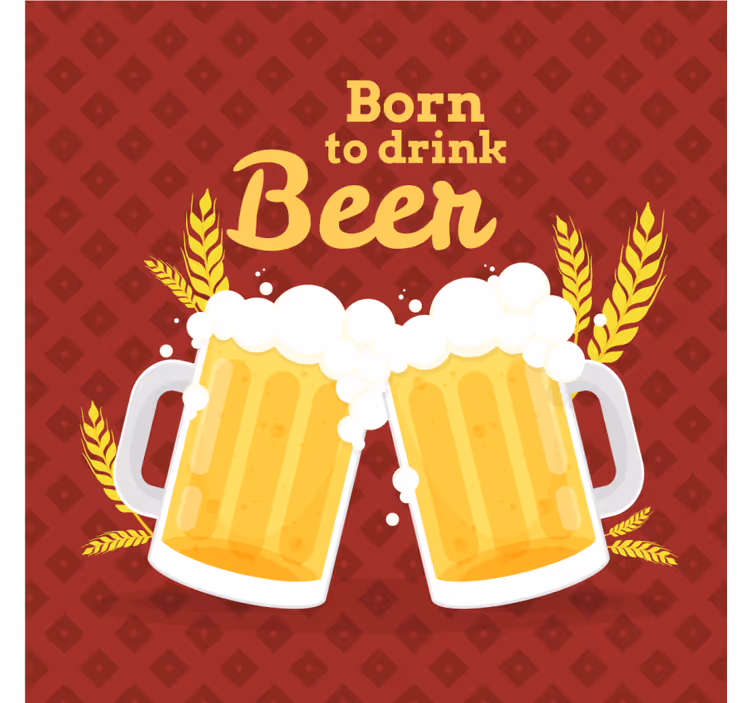 Prostirke za pivo uživajte uz pivo - TenStickers