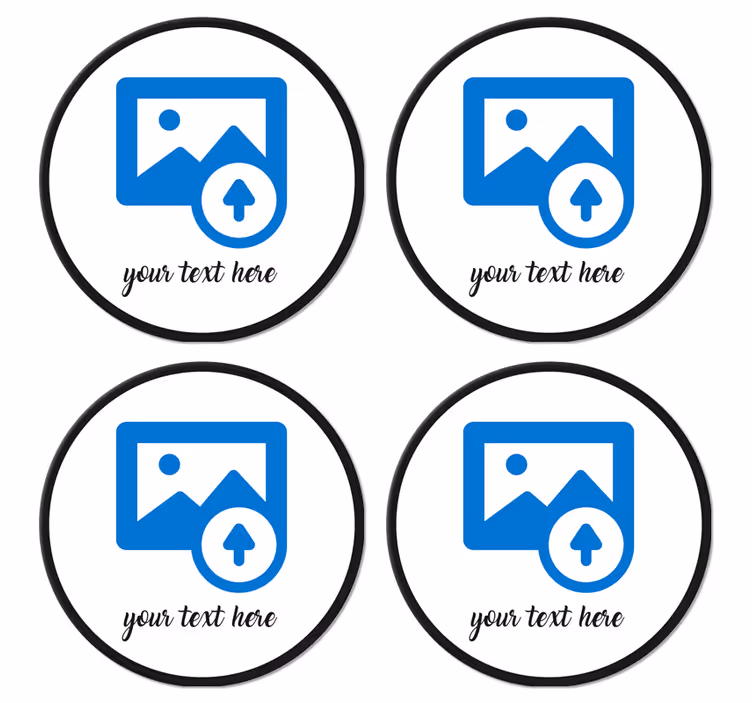 Prilagođena slika s tekstualnim personaliziranim podmetačima - TenStickers