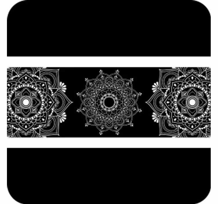 Podmetač za čaše s kompleksnim mandala motivom - TenStickers
