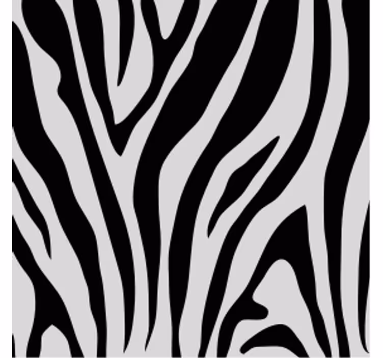 Podmetač za čaše u uzorku zebra pruga - TenStickers