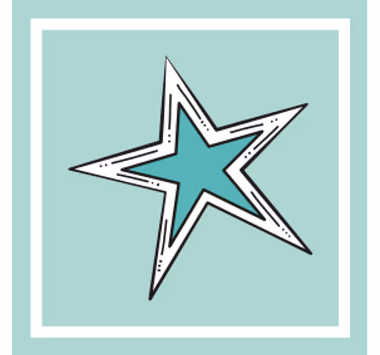 Prostirke za pivo s grafičkim naglaskom zvijezde - TenStickers