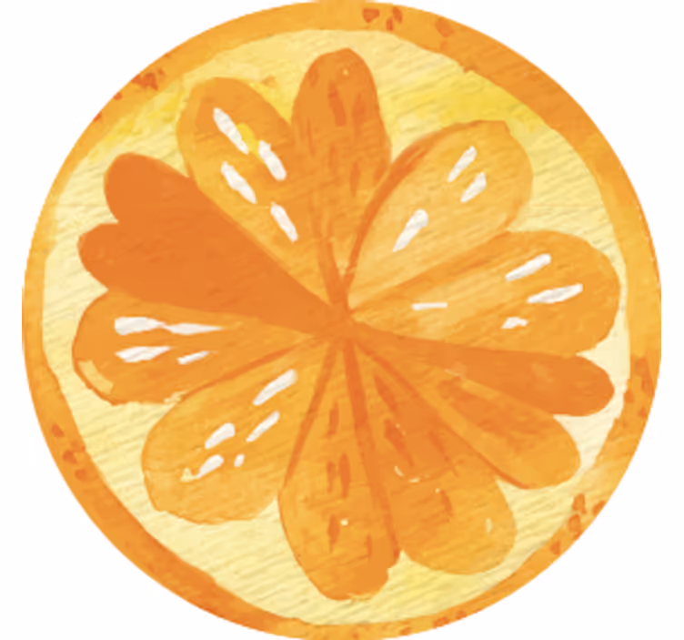 Podmetač za čaše citrusni rezovi koncepti - TenStickers