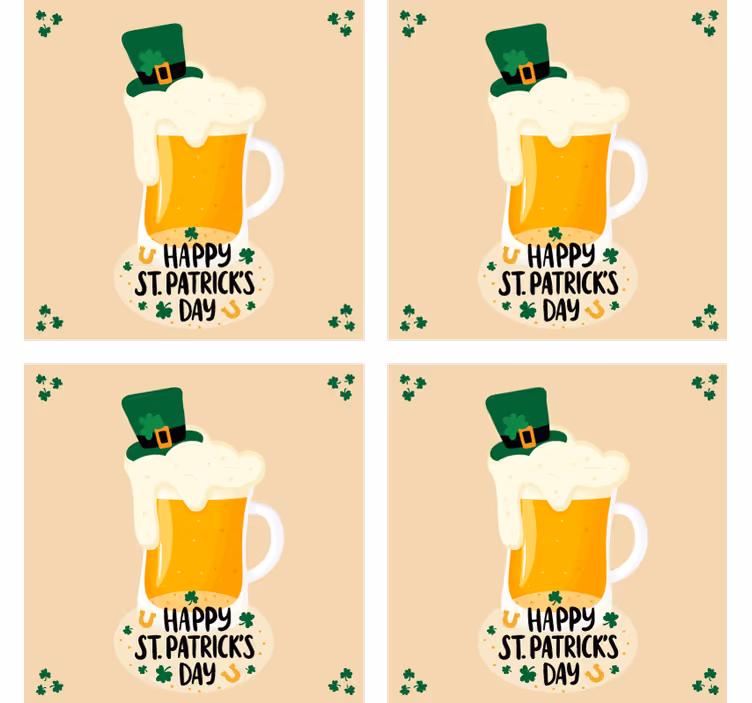 Prostirke za pivo s blagdanskim motivima - TenStickers