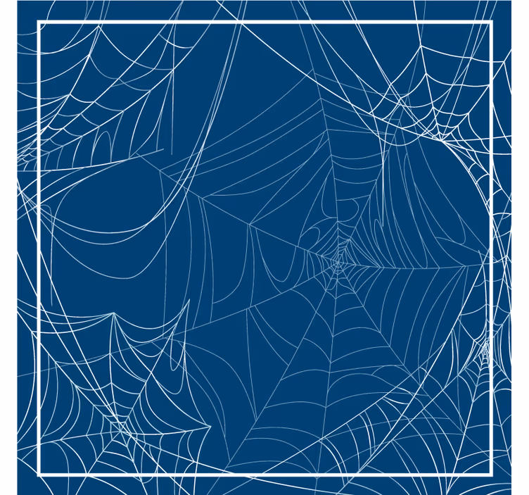 Plava halloween paučina halloween coaster - TenStickers