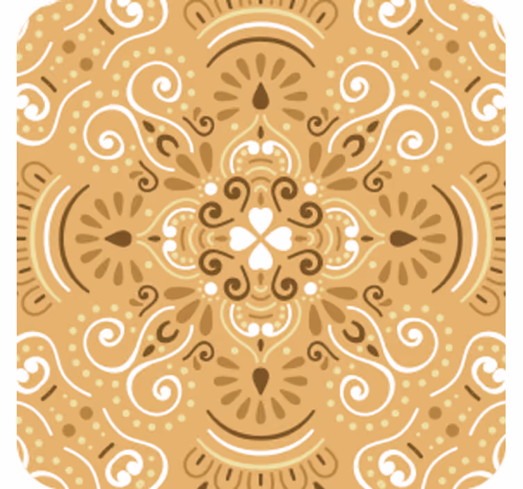 Podmetač za čaše s složenim spiralnim uzorkom - TenStickers