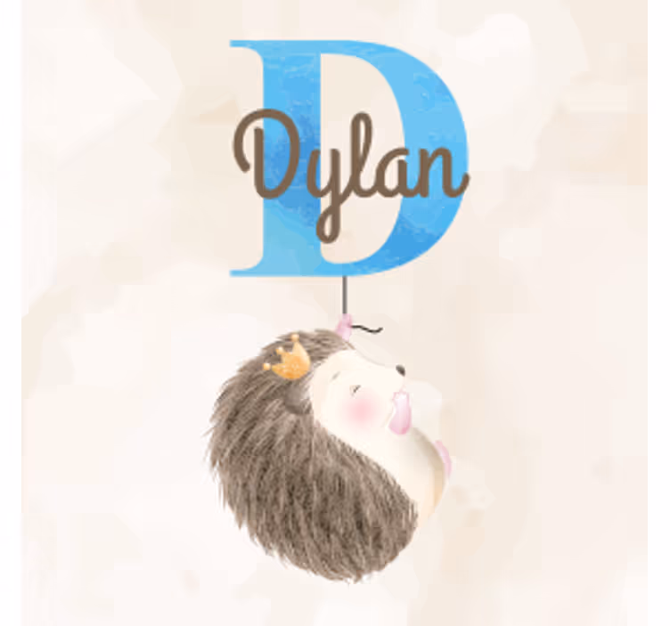 Slatke životinje jež personalizirani podmetači - TenStickers