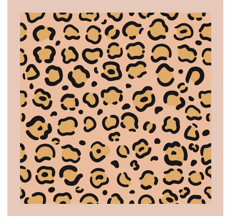 Podmetač za čaše s motivom leopard uzorka - TenStickers