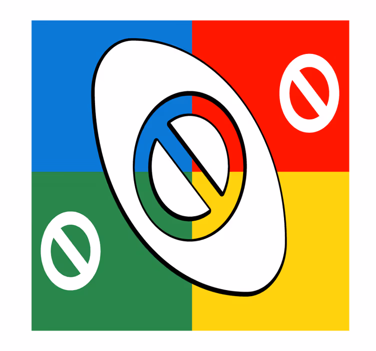 Podmetač za čaše nakaza u šarenim kružnim oblicima - TenStickers
