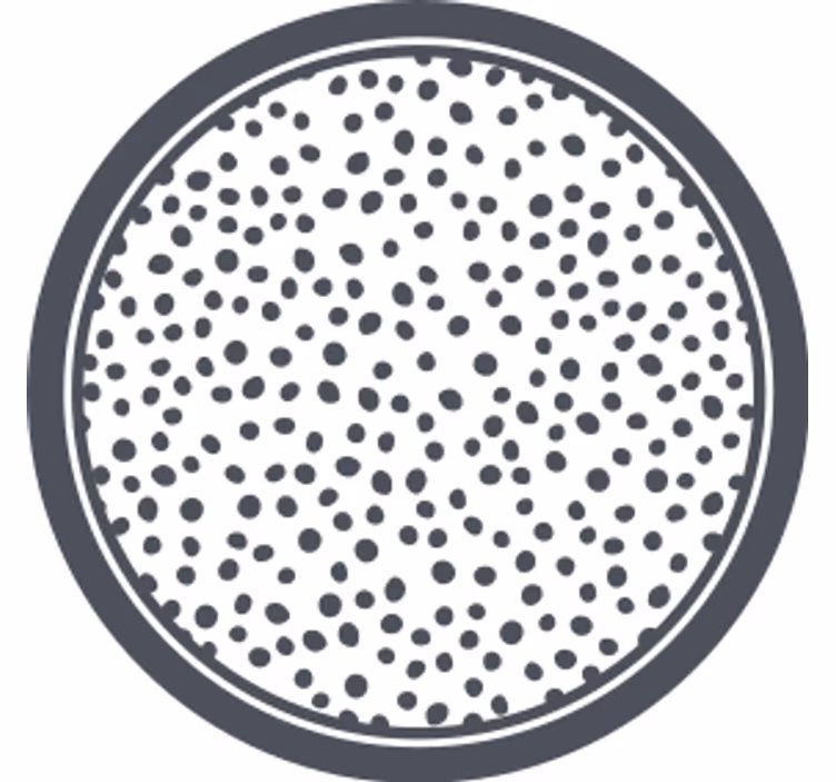 Podmetač za čaše s kružnim točkastim uzorkom - TenStickers