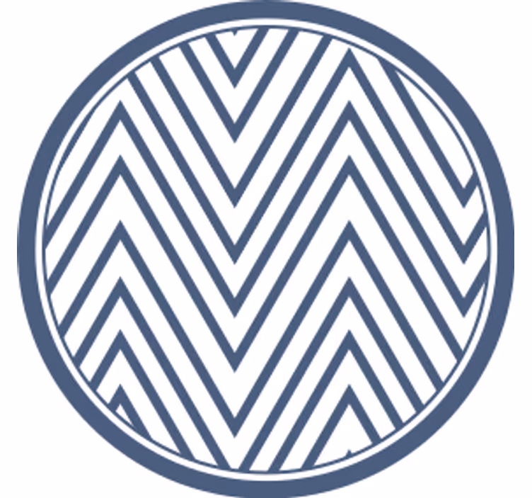 Podmetač za čaše s chevron uzorkom - TenStickers