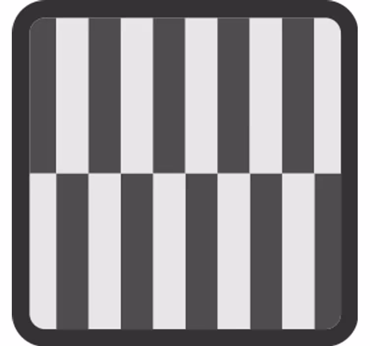 Podmetač za čaše s uzorkom prugaste površine - TenStickers