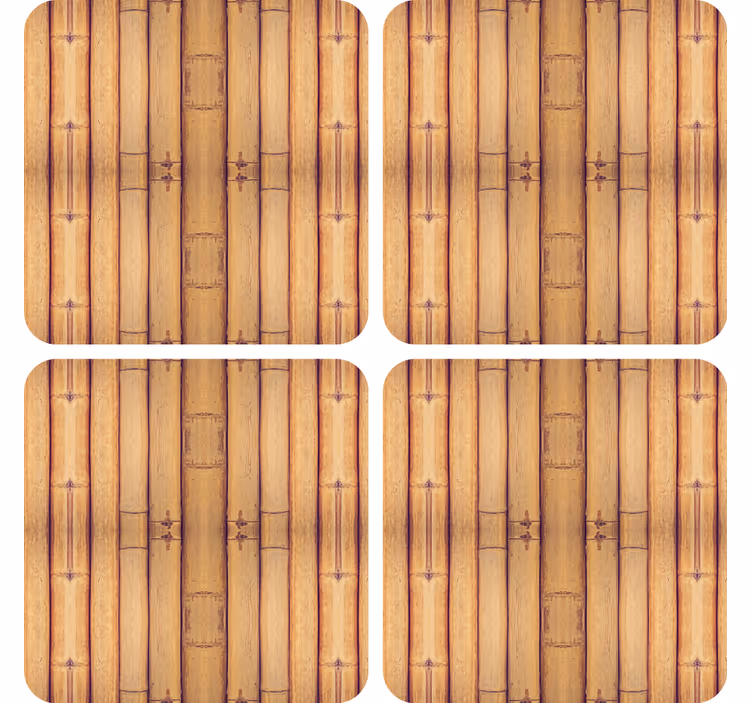 Podmetač za čaše s teksturom bambusa - TenStickers
