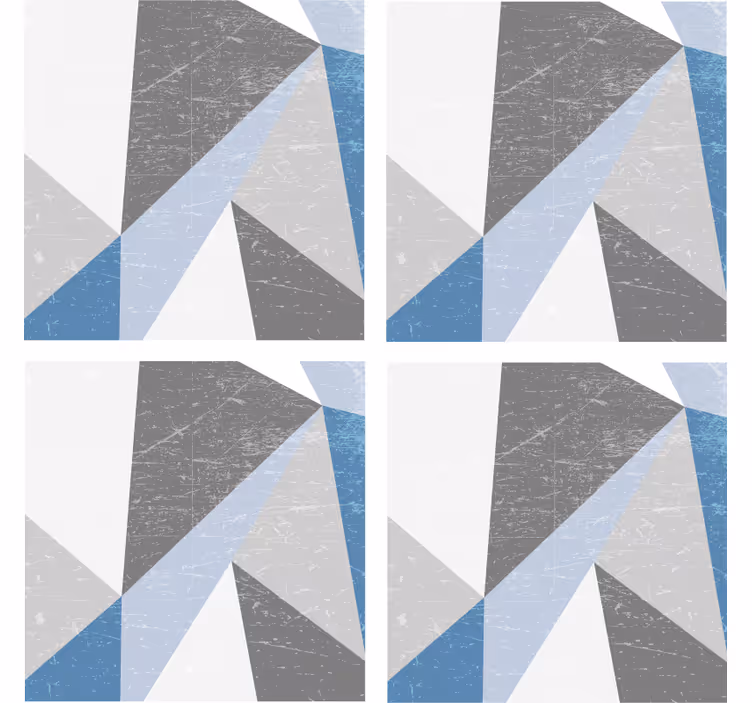 Podmetač za čaše u geometrijskim kutnim oblicima - TenStickers