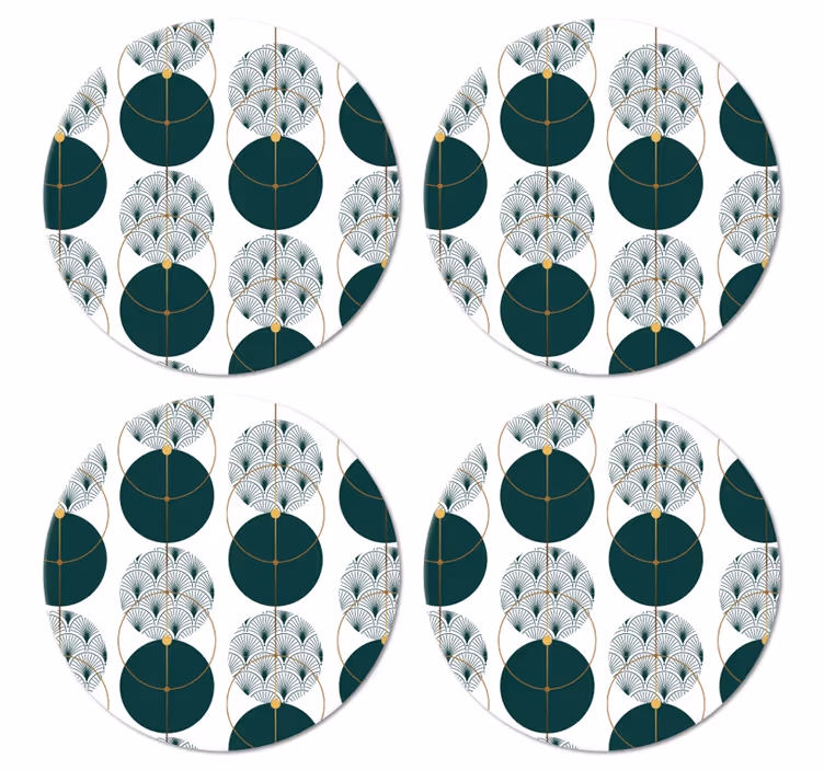 Glamur style geo art moderni podmetač - TenStickers