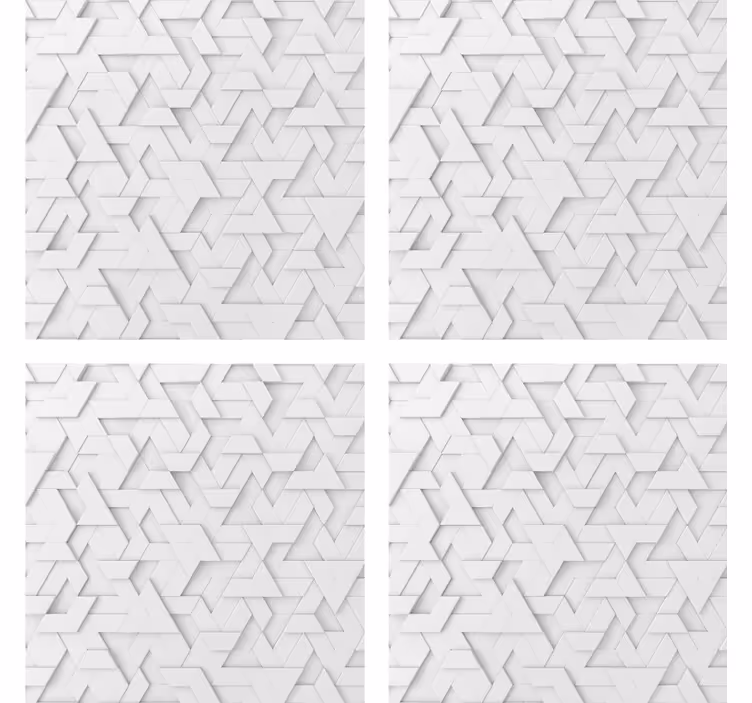 Podmetač za čaše s geometrijskim teksturiranim uzorkom - TenStickers