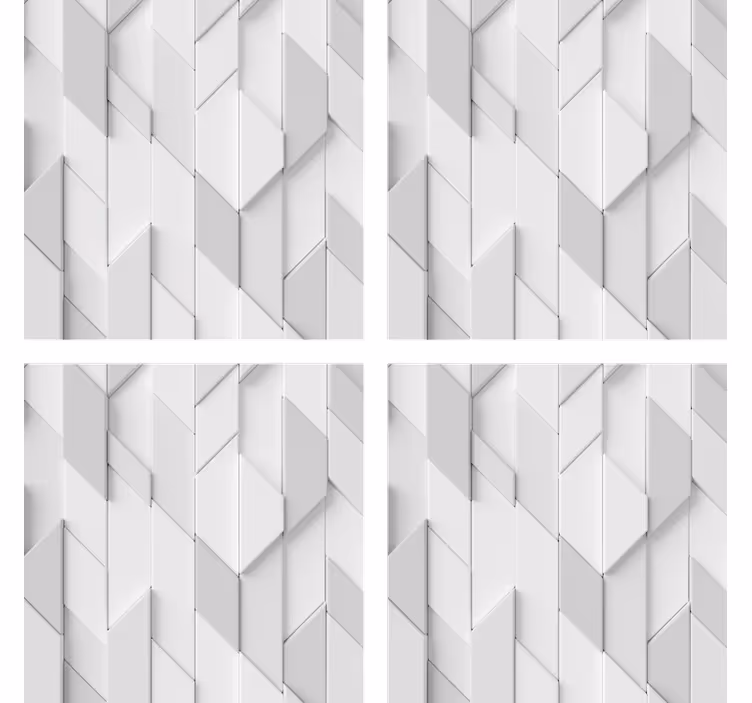 Podmetač za čaše s geometrijskim reljefnim uzorkom - TenStickers
