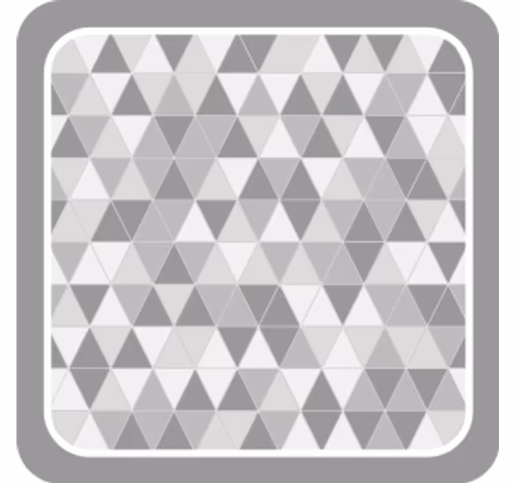 Podmetač za čaše s geometrijskim trokutastim uzorkom - TenStickers