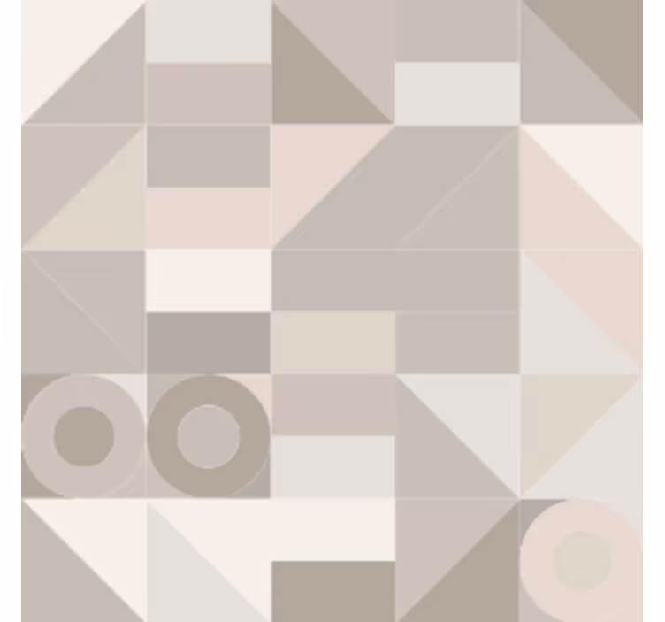 Podmetač za čaše u geometrijskim neutralnim uzorcima - TenStickers
