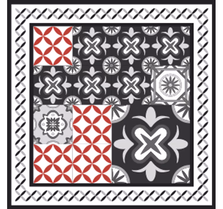 Podmetač za čaše s geometrijskim uzorcima - TenStickers
