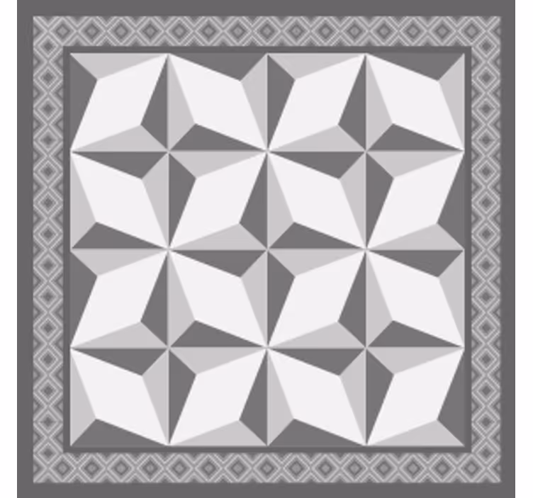 Podmetač za čaše s geometrijskim slojevitim uzorcima - TenStickers