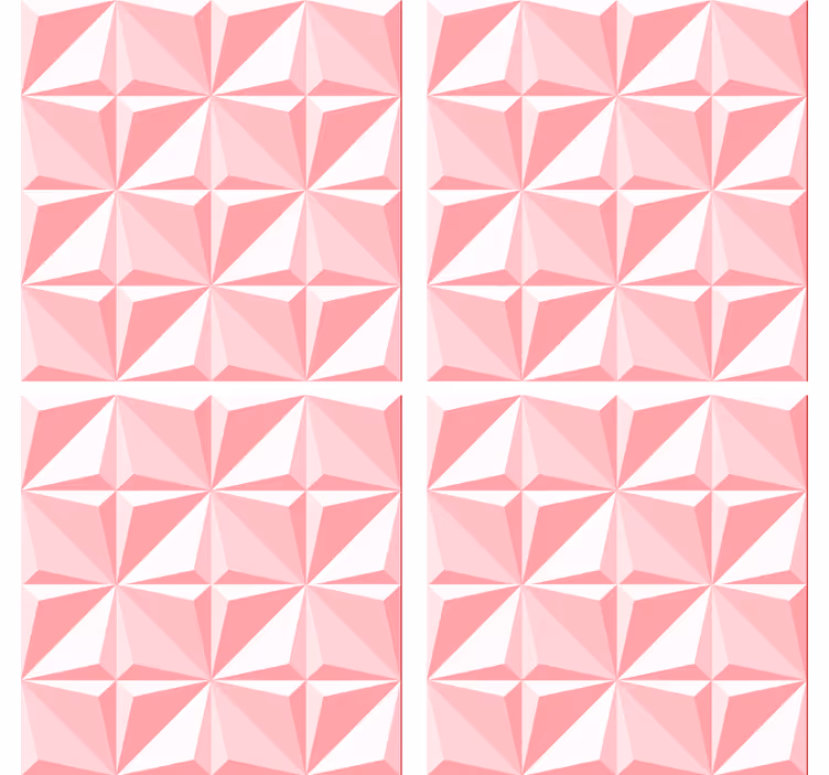 Podmetač za čaše s teksturiranim geometrijskim uzorkom - TenStickers