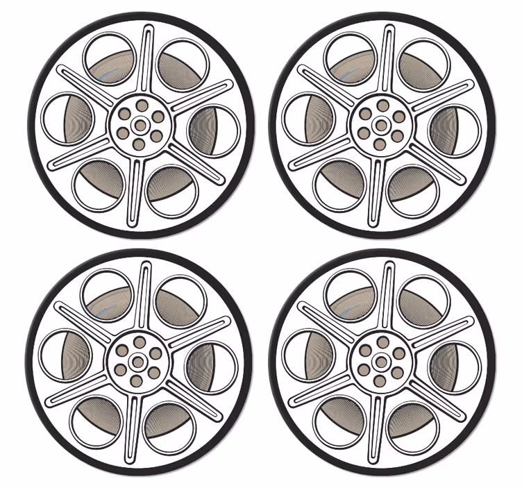 Kino film roll vintage podmetač - TenStickers