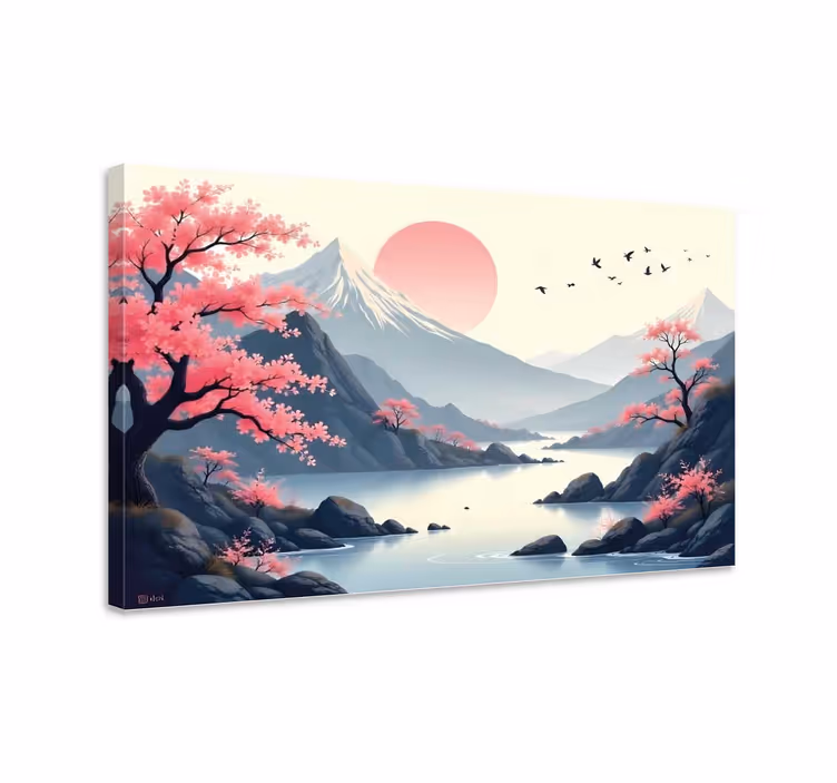 Slika na platnu krajolici japanski krajolik - TenStickers
