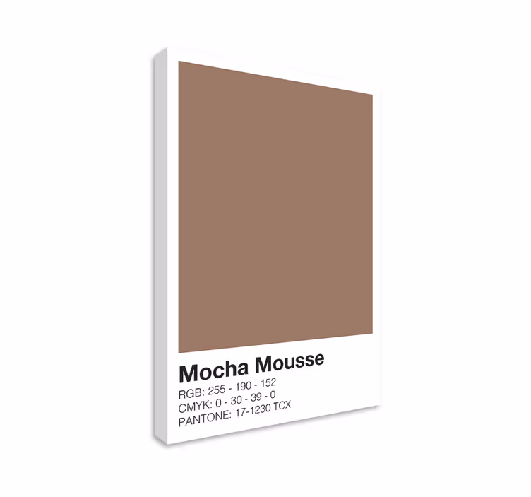 Slika na platnu moderna sastav boje mocha - TenStickers
