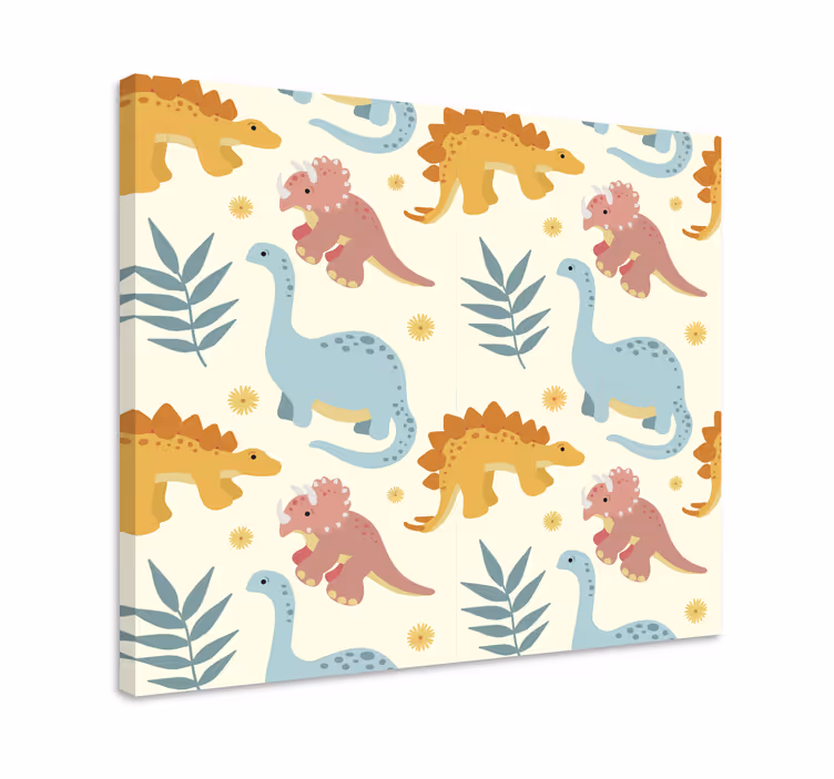 Slika na platnu dinosauri minimalističkog stila - TenStickers