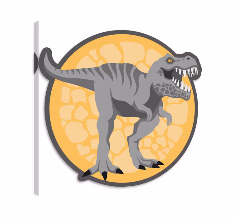 Slika na platnu dinosauri t-rex pozadina ručno crtan - TenStickers
