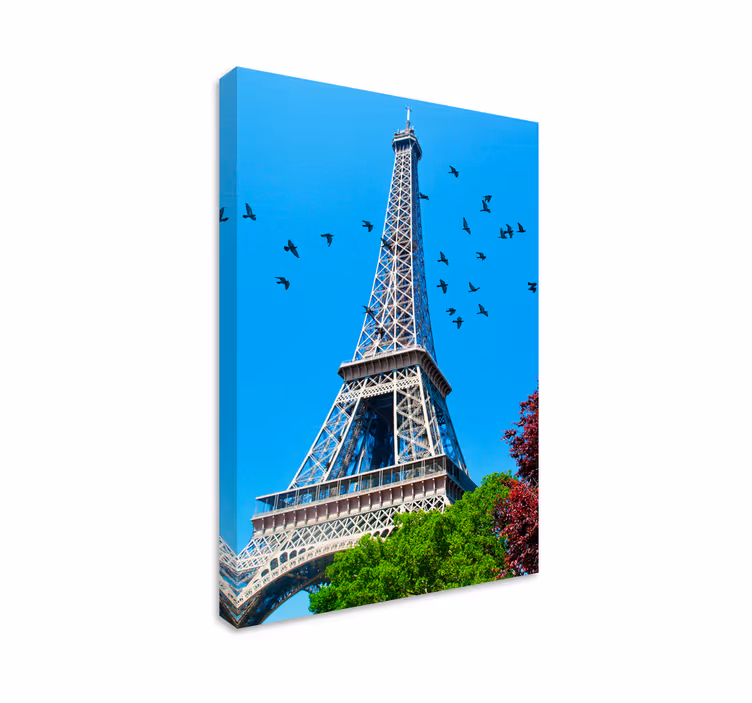 Otisci platna torre eiffel city - TenStickers