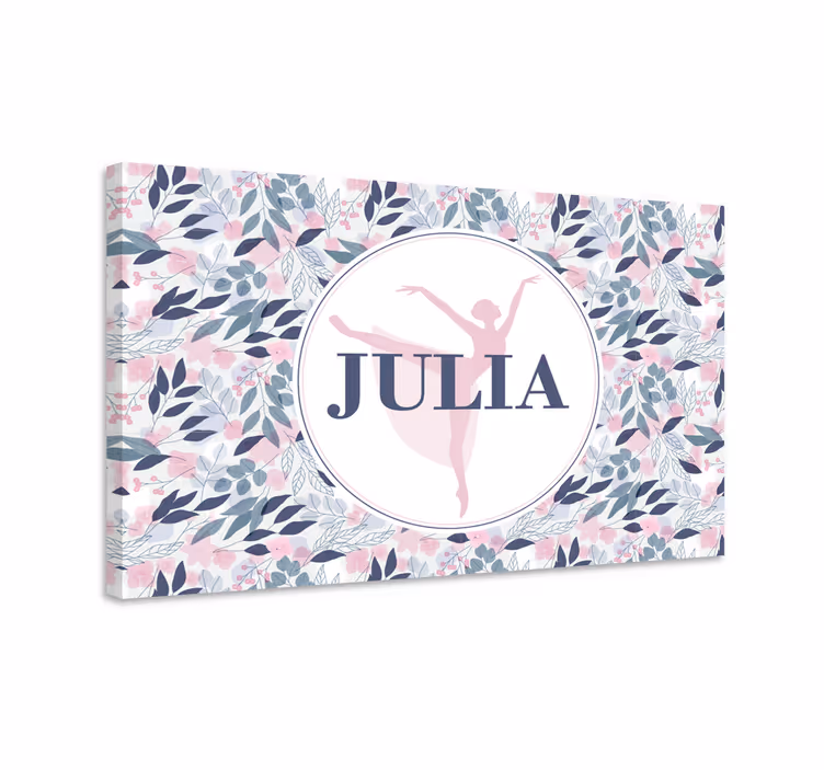Slika na platnu ljudi i likovi personalizirana balerina - TenStickers