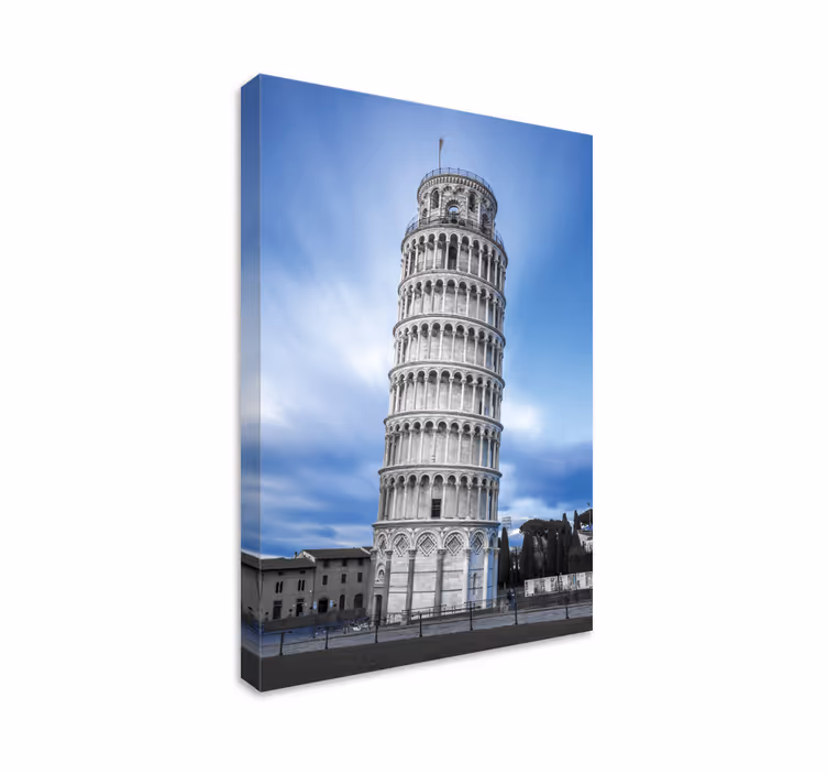 Toranj od pisa italja gradski otisci platna - TenStickers