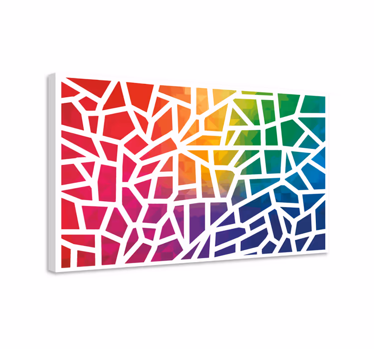 Mosaico de colores mozaik otisci na platnu - TenStickers