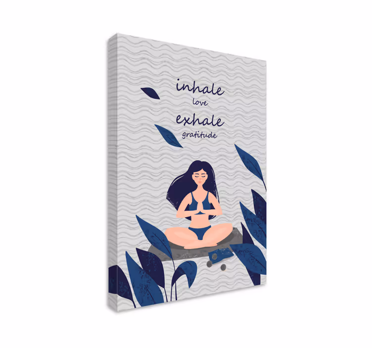Ispis zen meditacije na platnu - TenStickers