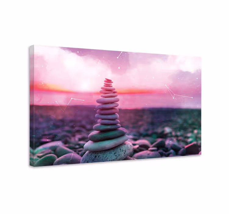 Zen kamenje platno ispis - TenStickers