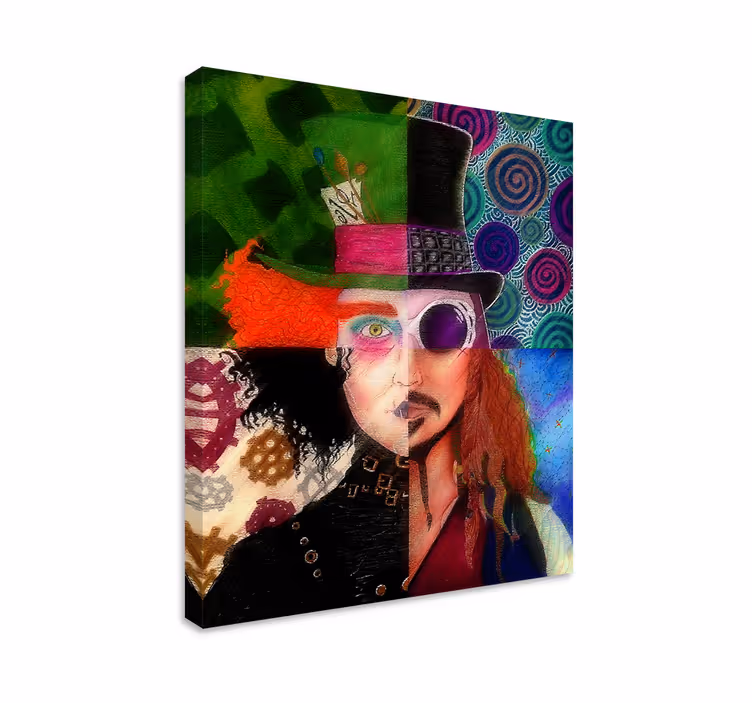 Personajes johnny depp otisci platna s likovima - TenStickers