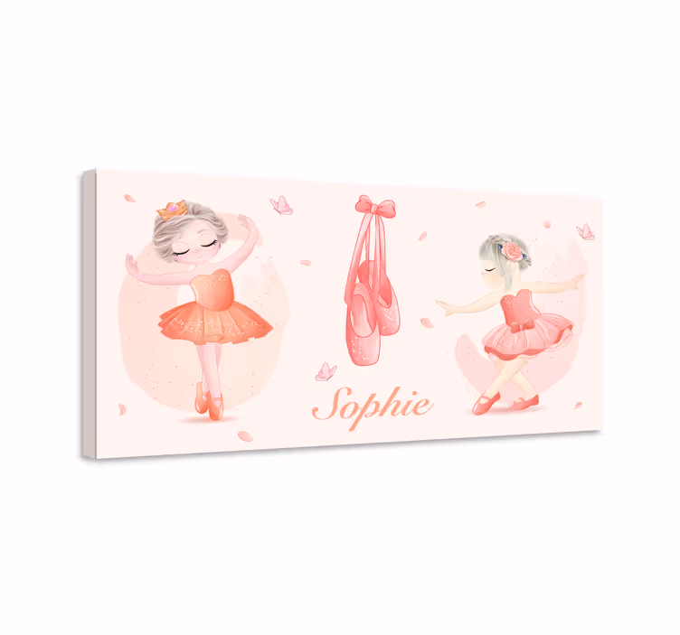 Personalizirana dječja balerina s platnom - TenStickers