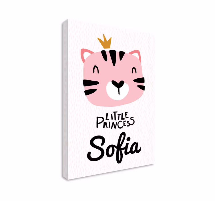 Bebe gato estilo nordico vrtić platno - TenStickers