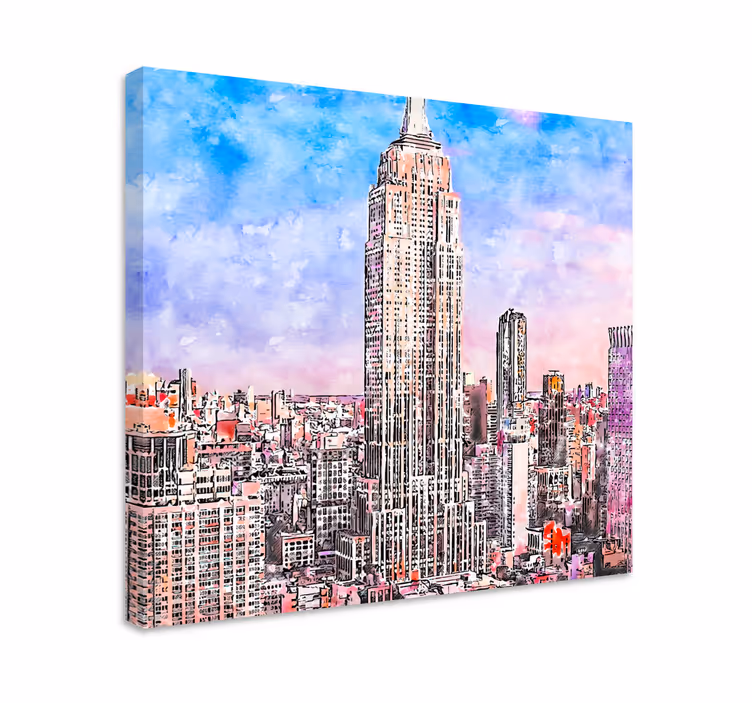 Grafike platna ciudades new york city - TenStickers