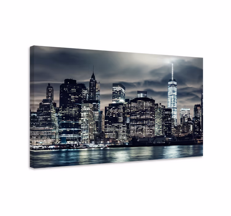 Slika na platnu gradova horizont new yorka - TenStickers
