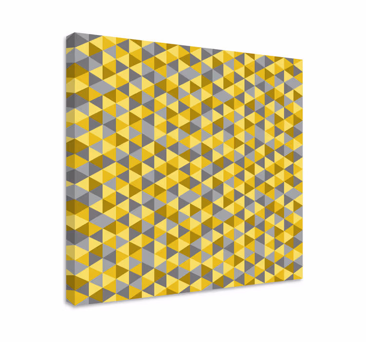 Slika na platnu geometrijski ansambl geometrijskog trokuta - TenStickers
